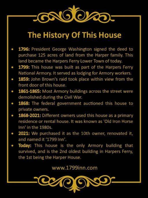 1799 Inn Harpers Ferry Exteriör bild